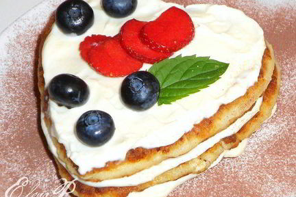 Сырники с кремом