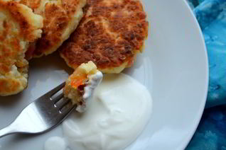 Сырники с курагой