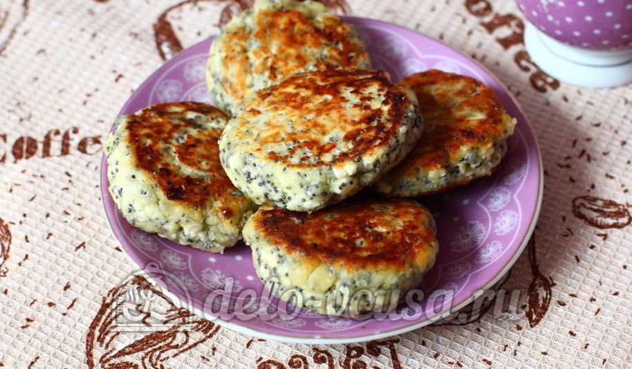 Рецепт сырники с маком