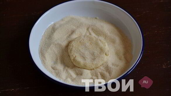 ШАГ 4. сырники с манкой