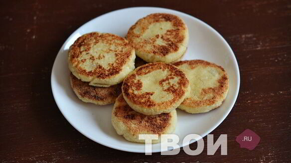 ШАГ 5. сырники с манкой