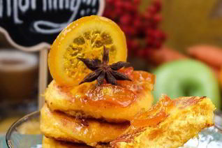 Сырники с морковью и цитрусовым соусом