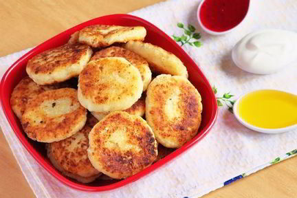 Сырники с шоколадом и миндалем