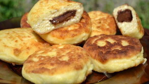 ШАГ 8. сырники с шоколадом