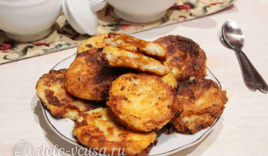 Рецепт сырники с вареной сгущенкой