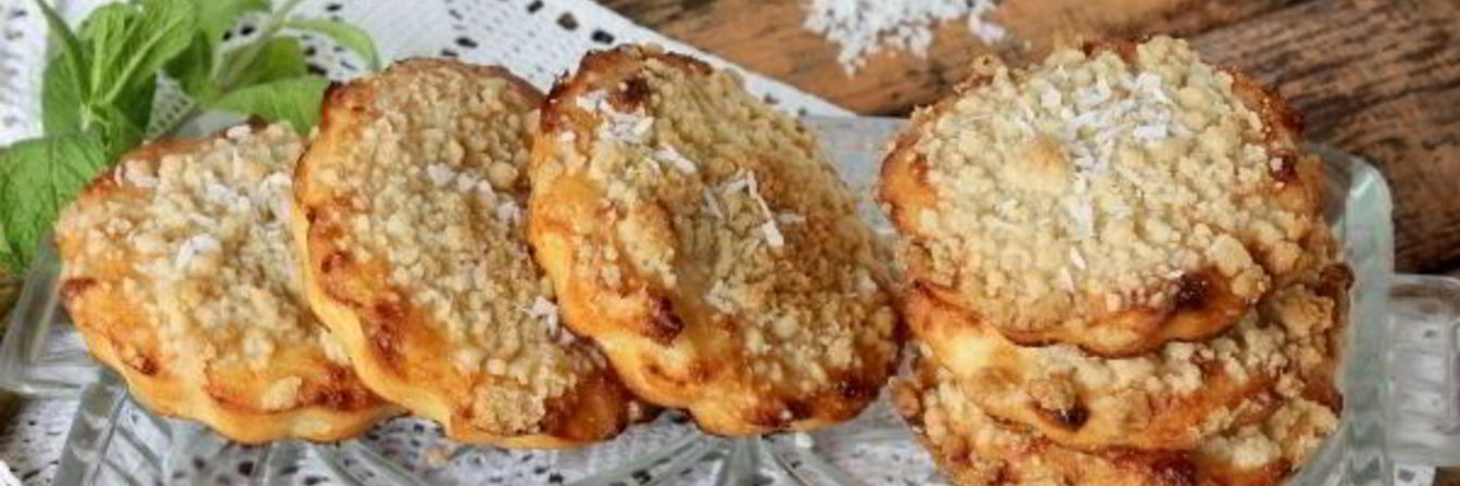 Сырники со штрейзелем
