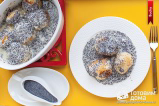 Сырники в маковом соусе