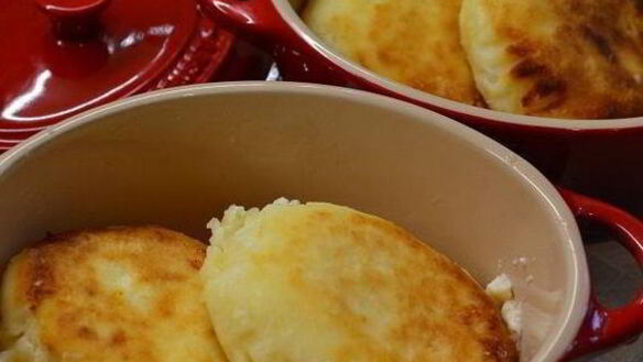 ШАГ 3. сырники, запеченные в сметане