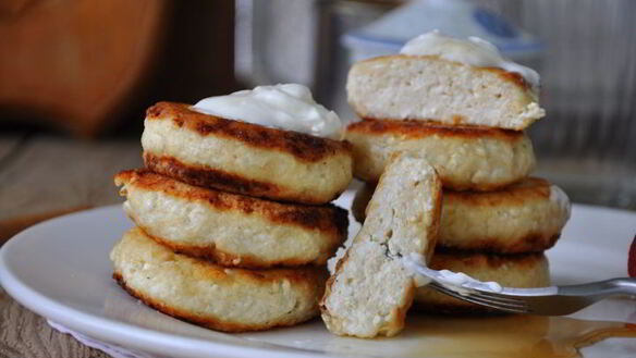 ШАГ 10. сырники жареные и запеченные