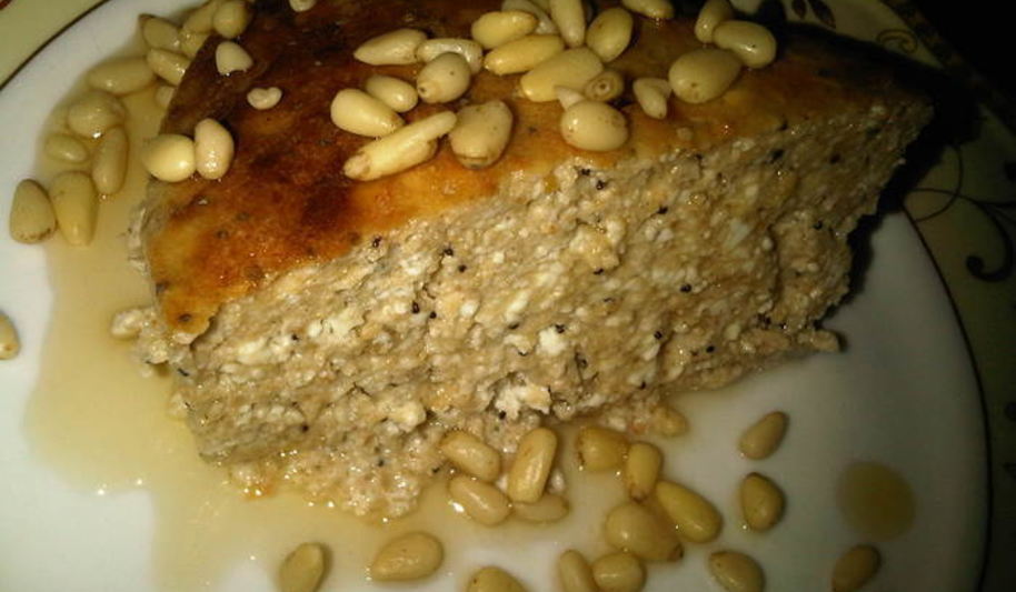 Рецепт творожник с маком и хурмой