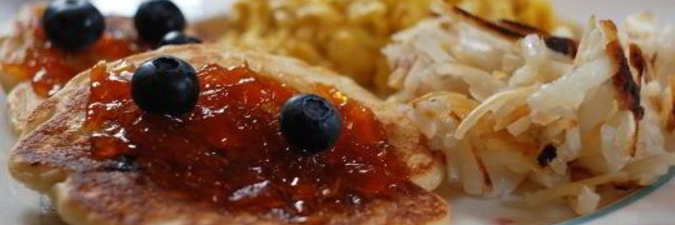 Творожники с голубикой