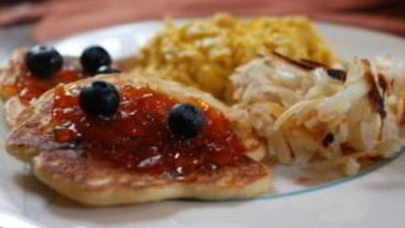 ШАГ 4. творожники с голубикой