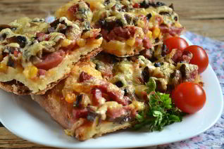 Бездрожжевое тесто для пиццы на молоке