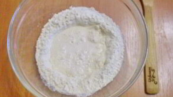 ШАГ 2. бездрожжевое тесто на кефире