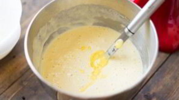 ШАГ 6. бисквитно-сливочное тесто