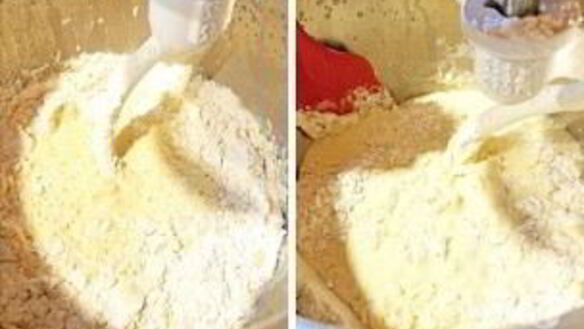 ШАГ 2. быстрое тесто на пирожки