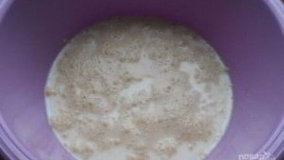 ШАГ 2. дрожжевое тесто для пончиков