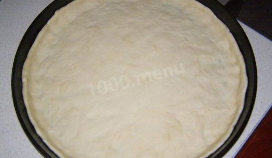 Рецепт дрожжевое тесто основа для пиццы в духовке