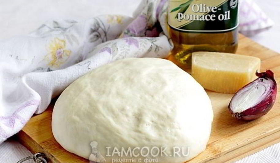 Рецепт классическое дрожжевое тесто для пиццы