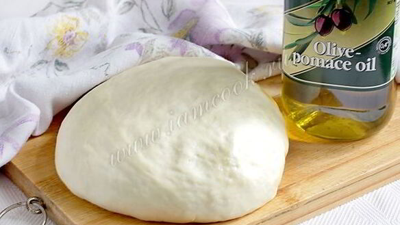 ШАГ 9. классическое дрожжевое тесто для пиццы