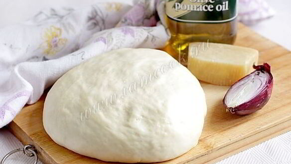 ШАГ 10. классическое дрожжевое тесто для пиццы