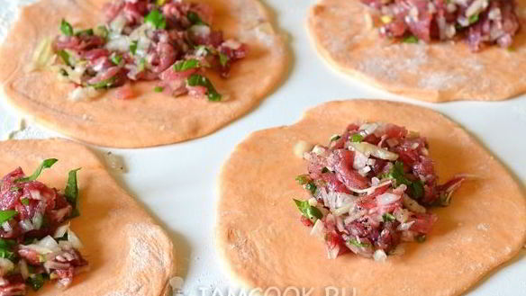 ШАГ 7. красное тесто