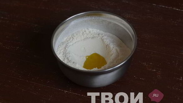 ШАГ 2. постное заварное тесто