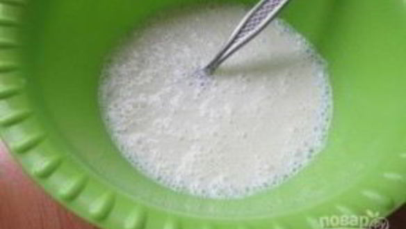 ШАГ 2. пресное тесто на молоке