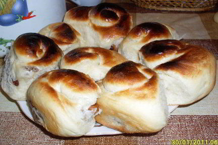 Сдобное дрожжевое тесто и булочки