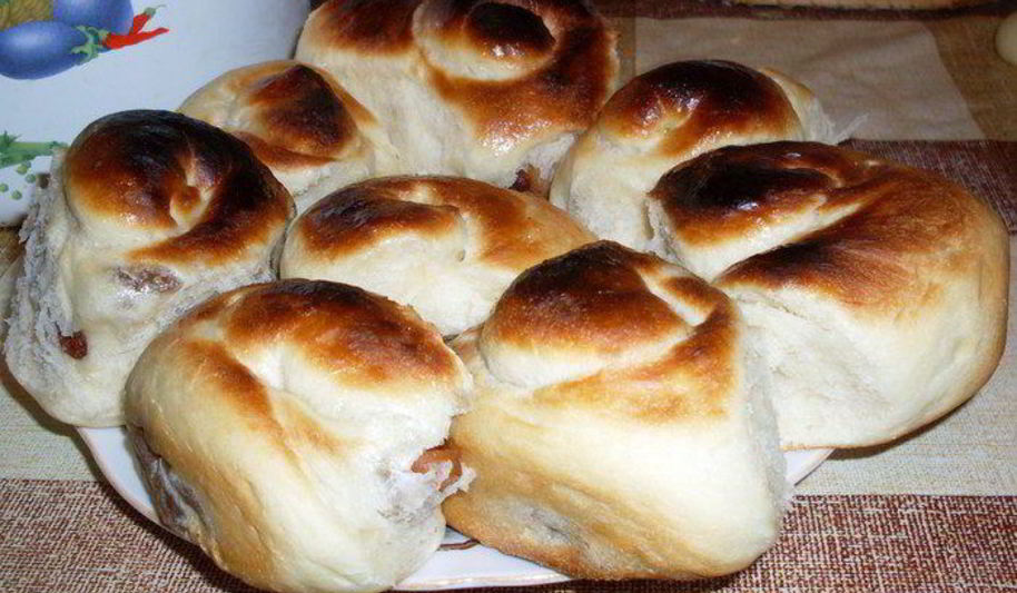 Рецепт сдобное дрожжевое тесто и булочки