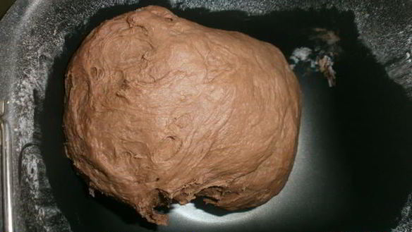 ШАГ 3. шоколадное дрожжевое тесто