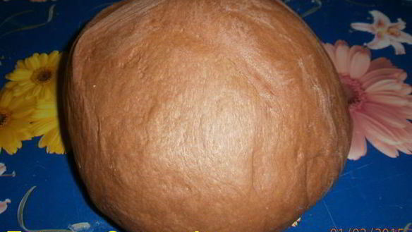 ШАГ 5. шоколадное дрожжевое тесто