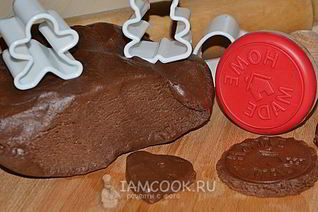 Шоколадное песочное тесто