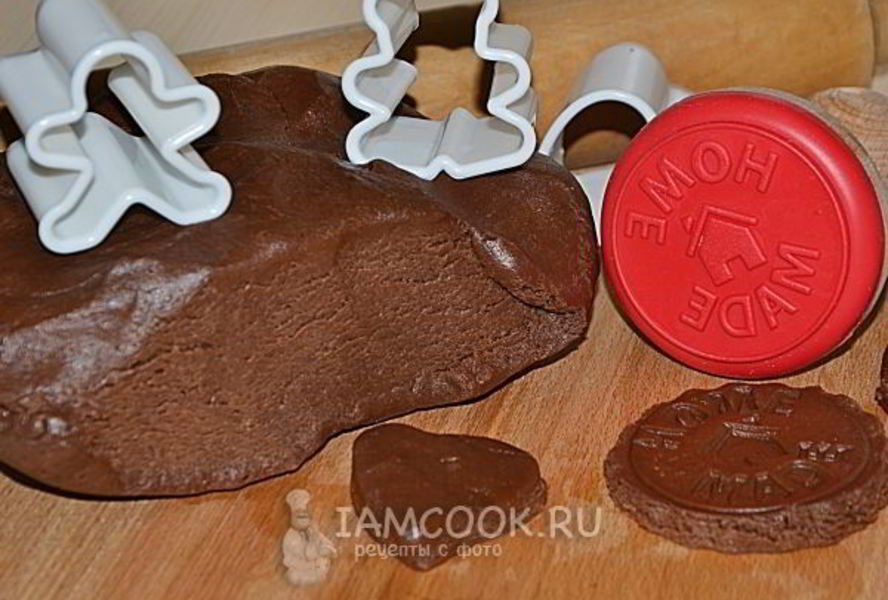 Шоколадное песочное тесто