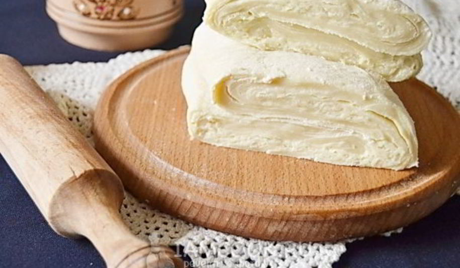 Рецепт слоеное бездрожжевое тесто