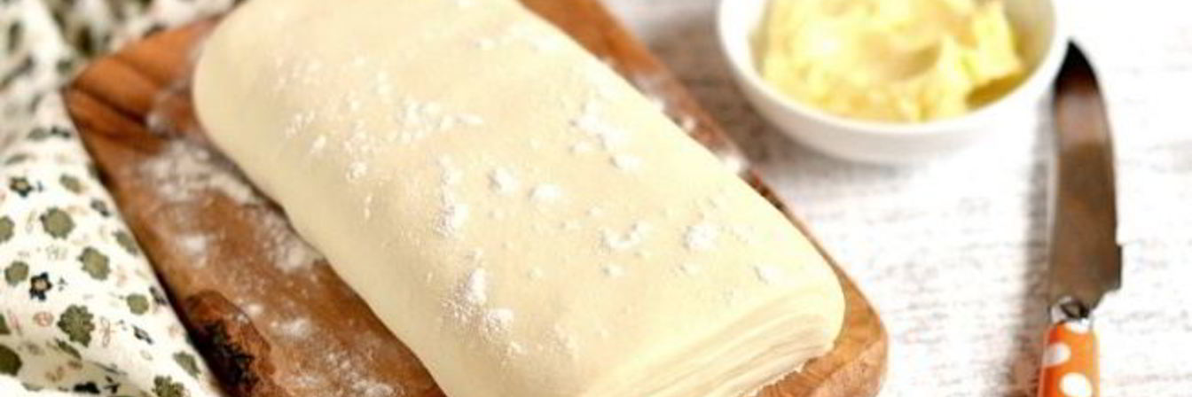 Слоеное тесто без яиц