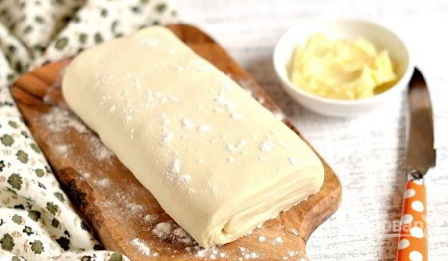 Рецепт слоеное тесто без яиц