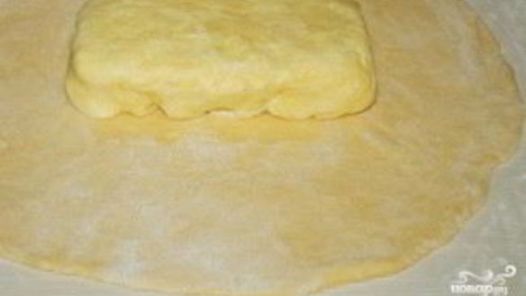 ШАГ 2. слоеное тесто для наполеона