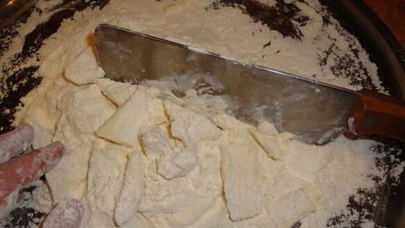 ШАГ 3. тесто для американского пирога