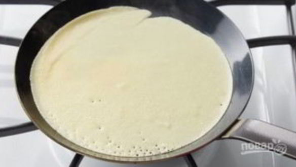 ШАГ 3. тесто для блинчиков с начинкой