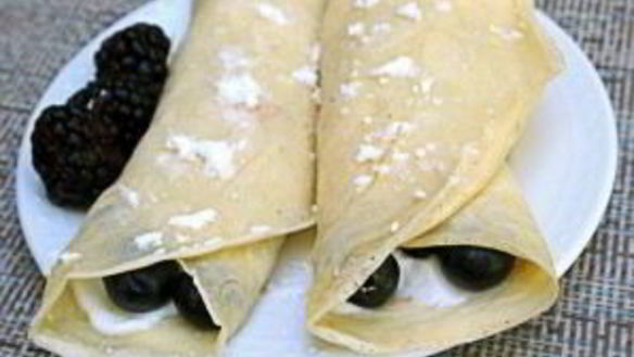 ШАГ 4. тесто для блинчиков с начинкой