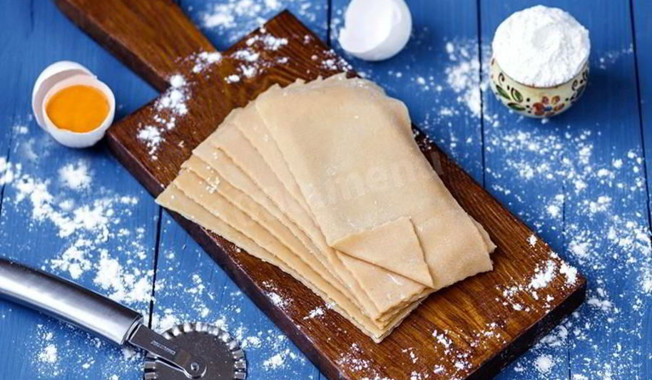 Рецепт тесто для листов лазаньи