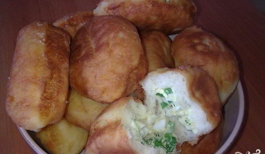 Рецепт тесто для пирожков на сковороде