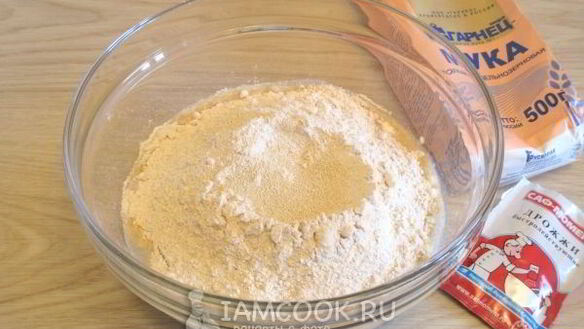 ШАГ 5. тесто для пиццы из цельнозерновой муки