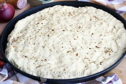 Тесто для пиццы на кефире