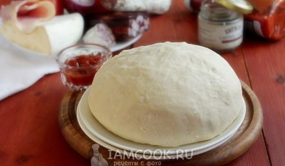 Рецепт тесто для пиццы на живых дрожжах