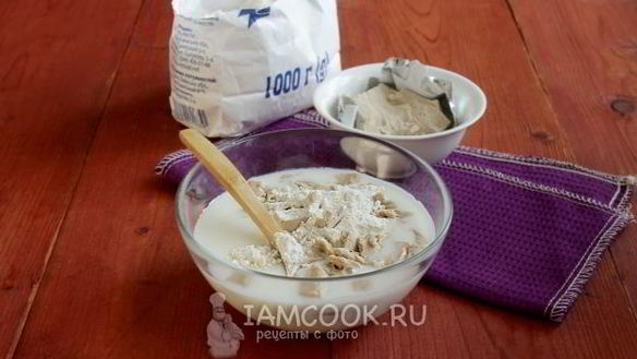 ШАГ 4. тесто для пиццы на живых дрожжах