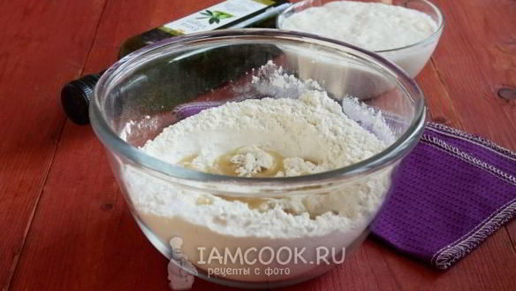 ШАГ 8. тесто для пиццы на живых дрожжах