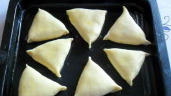 ШАГ 8. тесто для самсы на кефире