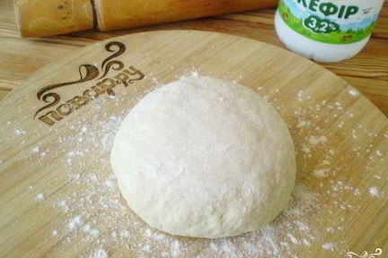 Тесто на кефире без яиц
